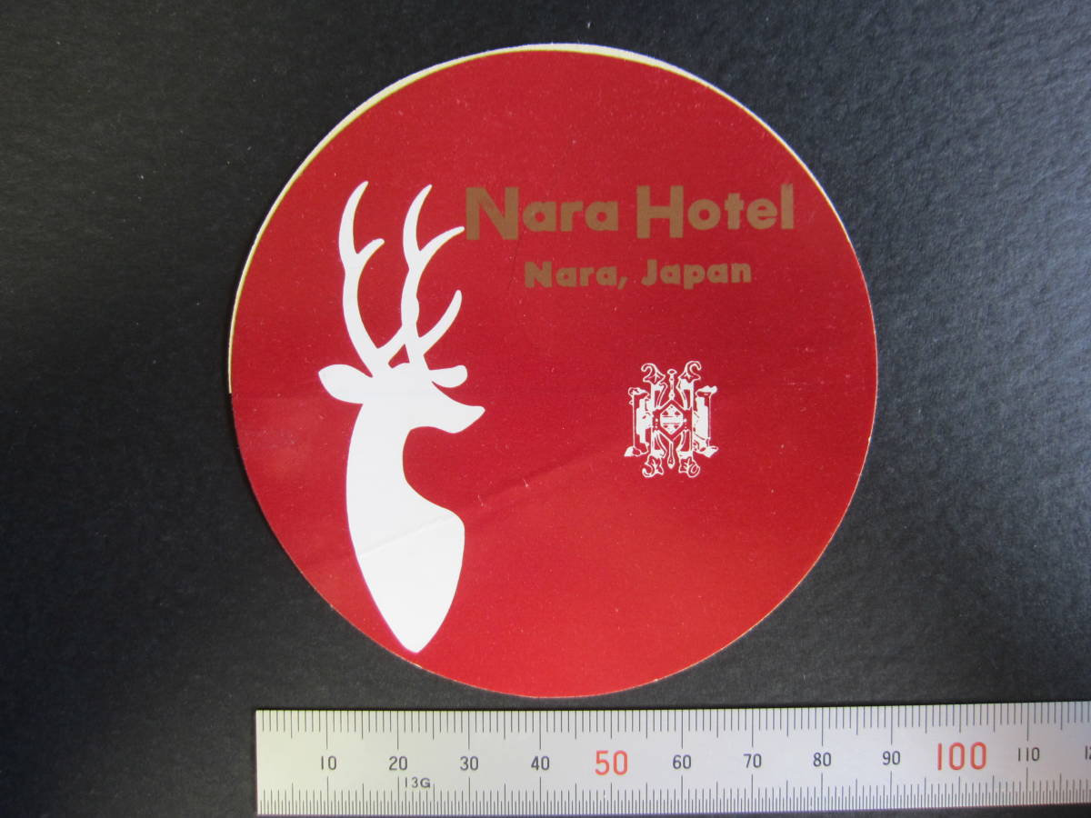  hotel label # Nara hotel # sticker #1970*s