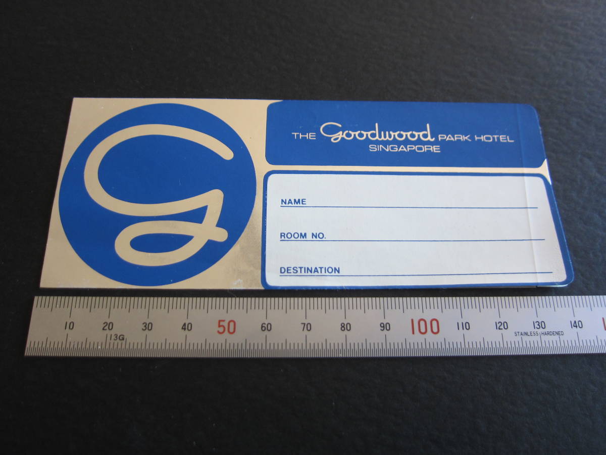  hotel label #gdo wood park hotel # Singapore # sticker 