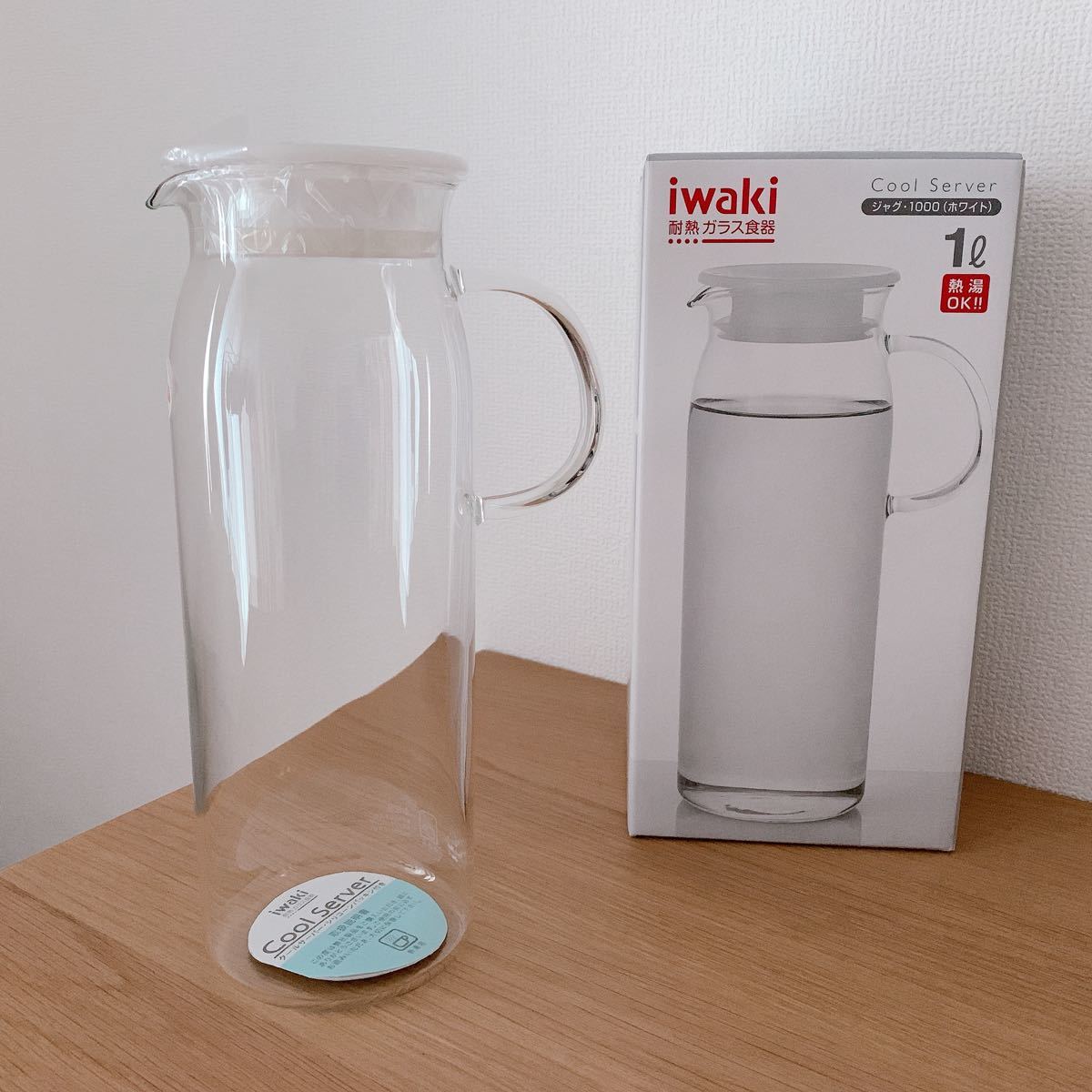 Paypayフリマ Iwaki イワキ 耐熱ガラス ピッチャー 冷水筒 ホワイト 1l ジャグ 1000 麦茶 お茶 ポット Kt294 W Paypayフリマ Iwaki イワキ 耐熱ガラス ピッチャー 冷水筒 ホワイト 1l ジャグ 1000 麦茶 お茶 ポット Kt294 W