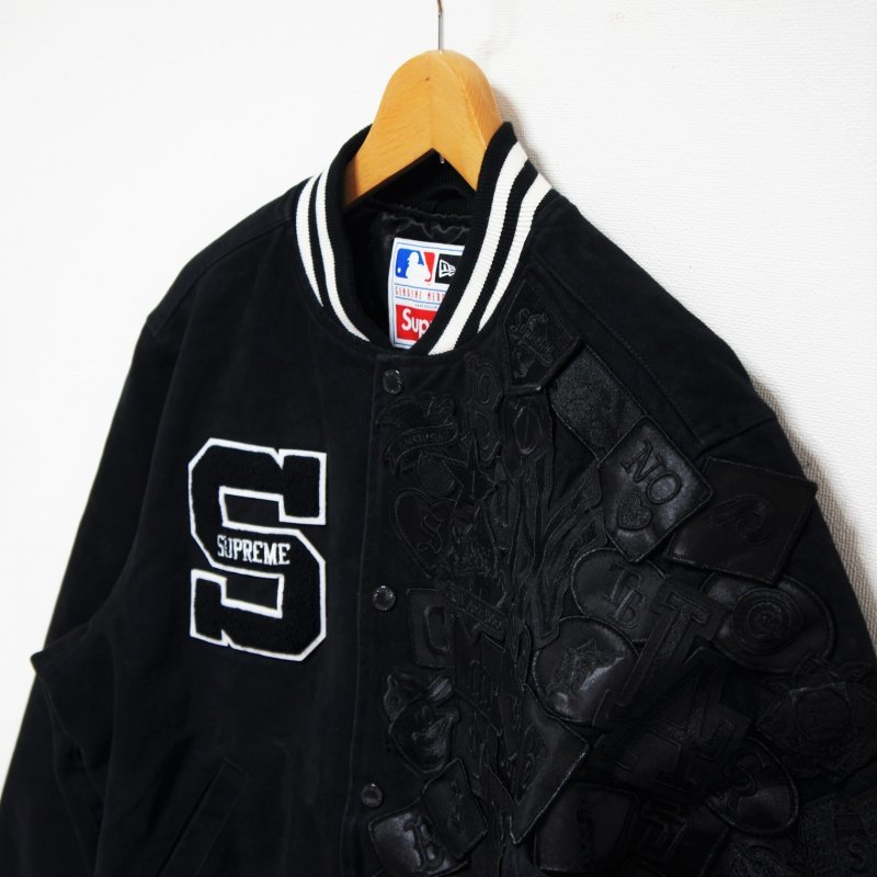 20SS Supreme New Era MLB Varsity Jacket Black シュプリーム