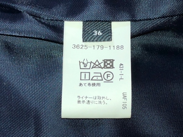 ユナイテッドアローズグリーンレーベルリラクシング United Arrows GREEN LABEL RELAXING サイズ36 S - ダークネイビー レディース 長袖/冬_画像5