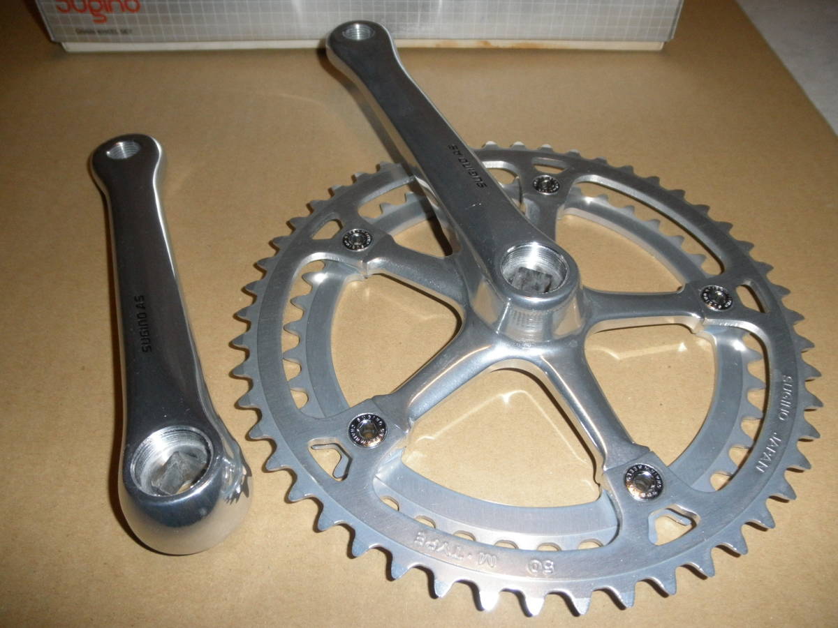 激安通販の Sugino - Yahoo!オークション スギノ 170mm チェーンホイール AS ビンテージパーツ