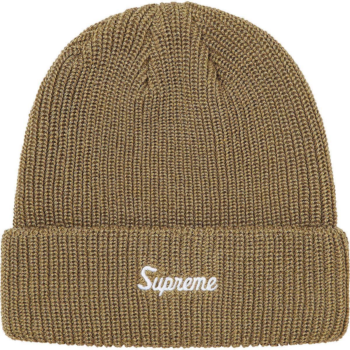 【新品 ライトオリーブ Loose Gauge Beanie】 supreme 20aw ルーズゲージビーニー bandana cross small box s logo new era 登坂広臣