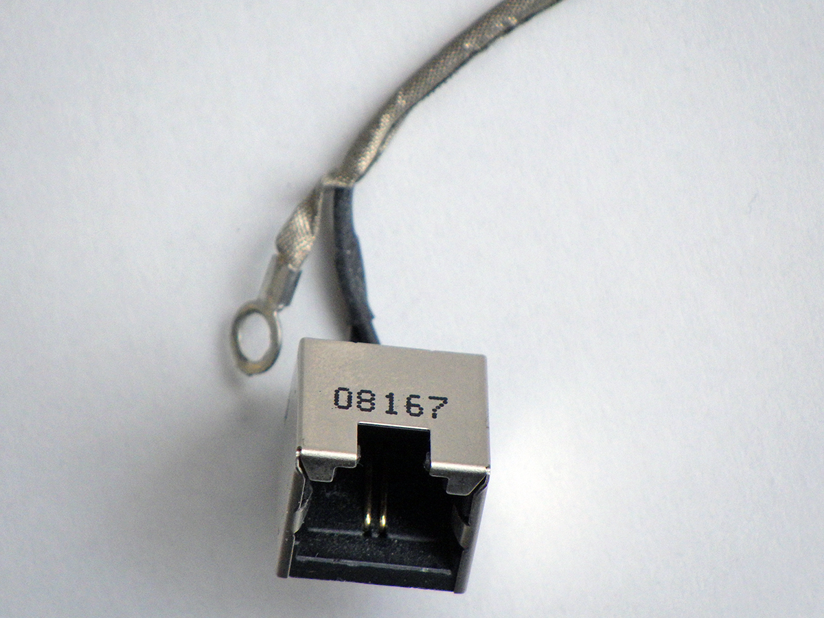 レノボ ThinkPad X60 / X60S / X61 / X61S 用 RJ11 ケーブル・アセンブリー、（モデム・モジュラージャック） FRU P/N: 91P6979_画像1