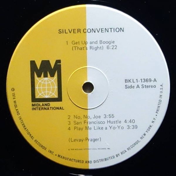 超音波洗浄◆Silver Convention - Silver Convention◆Disco　ガールズ・ディスコ・グループ◆Sylvester Levay、Michael Kunze_画像3