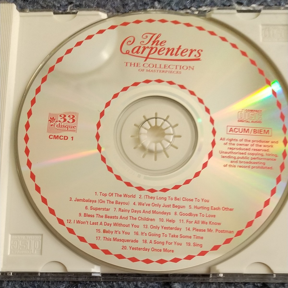 カーペンターズ　CD