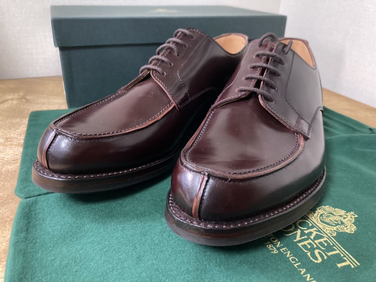 定番入荷 クロケットアンドジョーンズ モールトン コードバン Uチップ