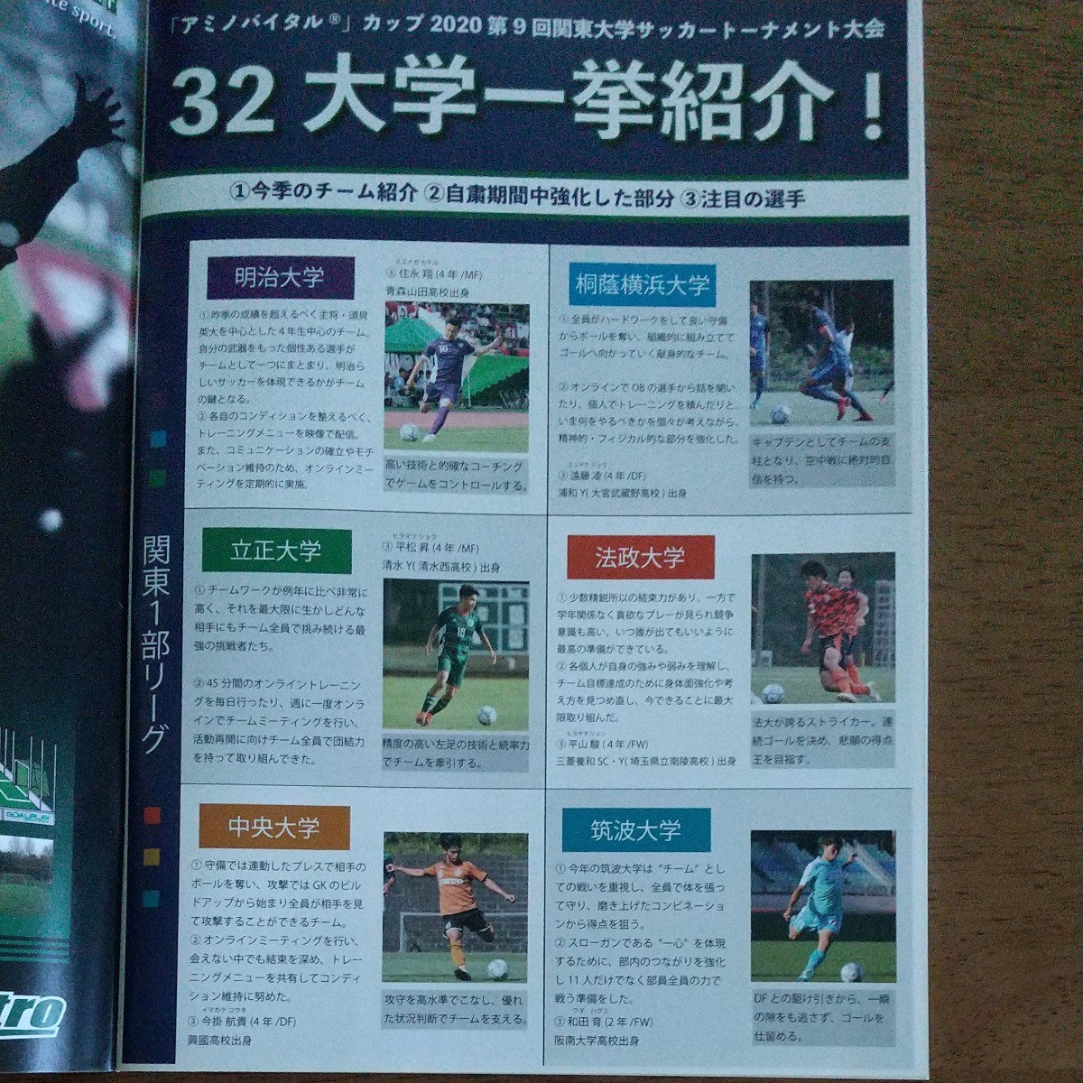 Paypayフリマ 第９回関東大学サッカートーナメント大会 アミノバイタル カップ