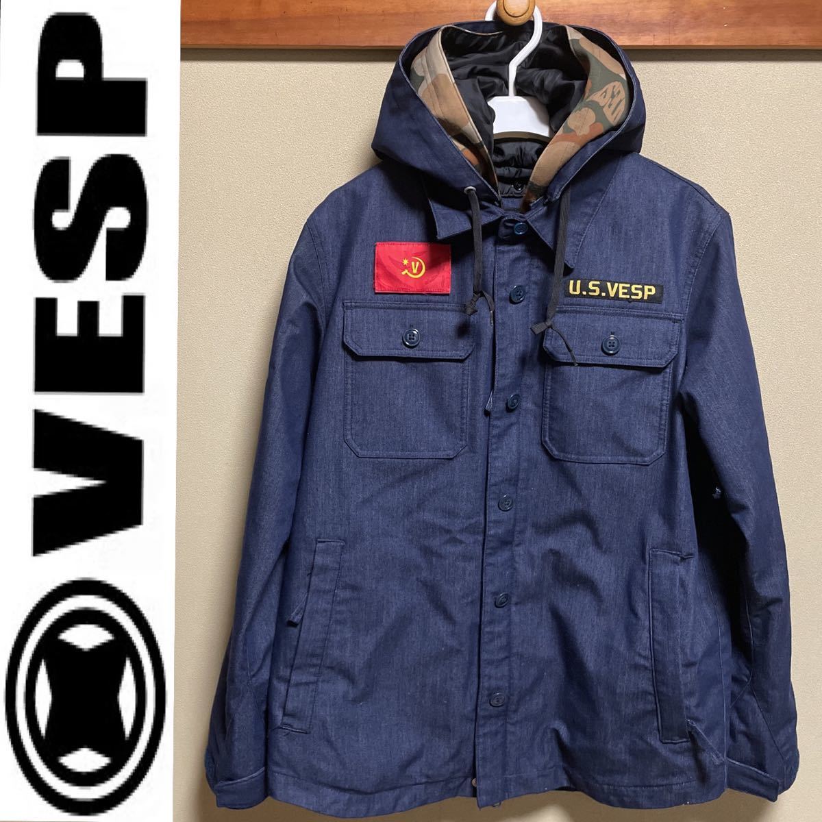 VESP ベスプ コーチ コーチジャケット ネイビー 紺 THREEWAY VESP ベスプ コーチ コーチジャケット ネイビー 紺 THREEWAY