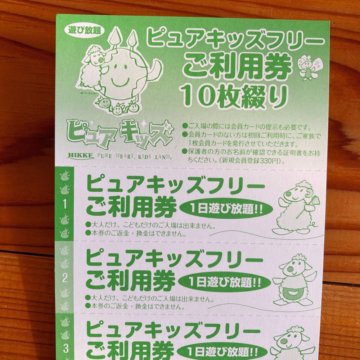 人気商品は ピュアキッズ 利用券