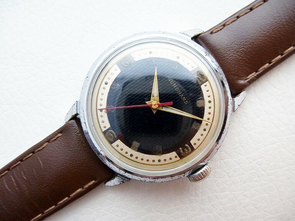 lh21◆◆JUNGHANS MAX BILL ユンハンス マックスビル. OH済 Cal.93/1 手巻き レア 貴重 アンティーク_画像2