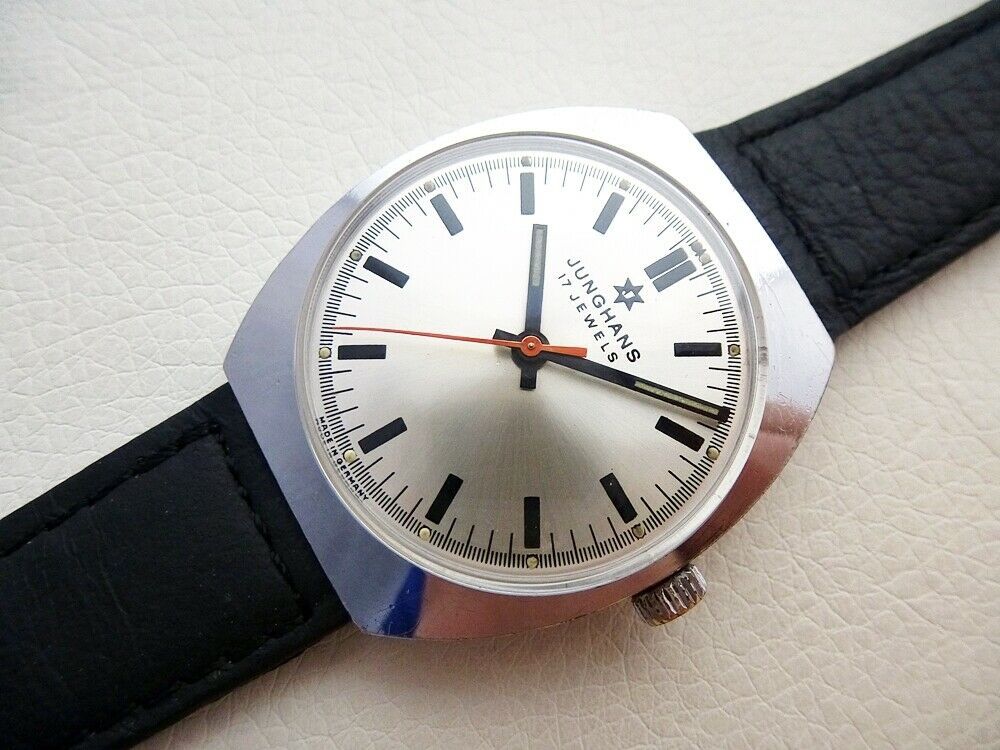 la17◆◆JUNGHANS MAX BILL ユンハンス マックスビル OH済 Cal.620.50 手巻き レア 貴重 アンティーク_画像2