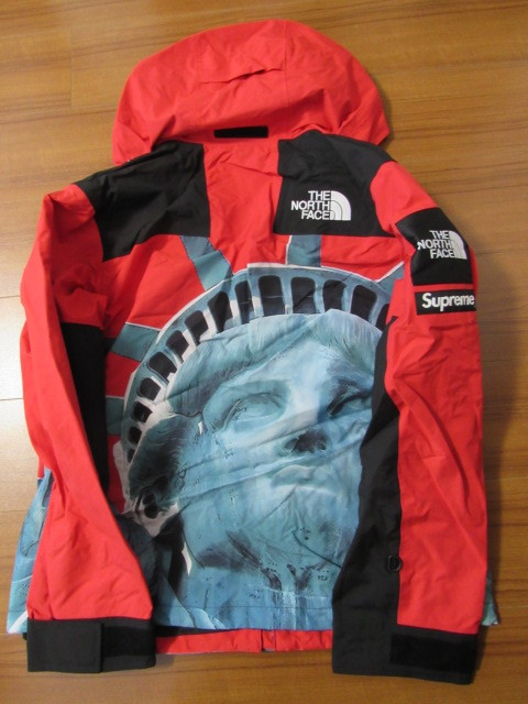 国内正規品 新品 未使用 FW19 Supreme The North Face Statue of Liberty Mountain Jacket Red Small シュプリーム ザ ノースフェイス