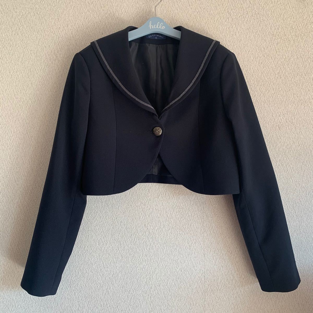 美品 1度着用 CHOPIN ショパン 卒服 フォーマルスーツ 美品 1度着用 CHOPIN ショパン 卒服 フォーマルスーツ