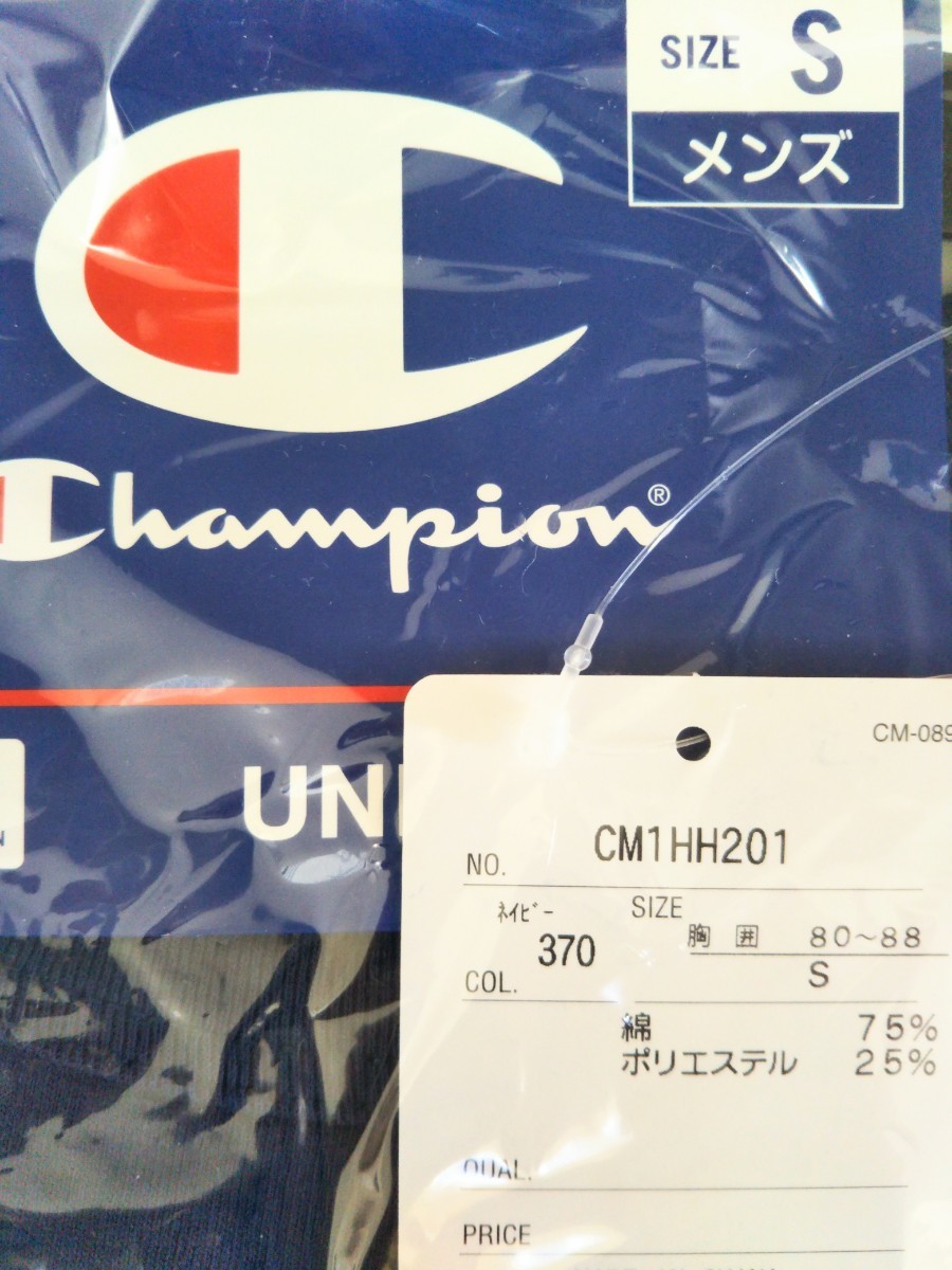 Champion/チャンピオン クルーネックＴシャツ ワンポイント S (ネイビー) 