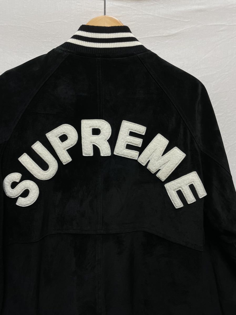 ヤフオク! - Supreme Suede Varsity Jacket