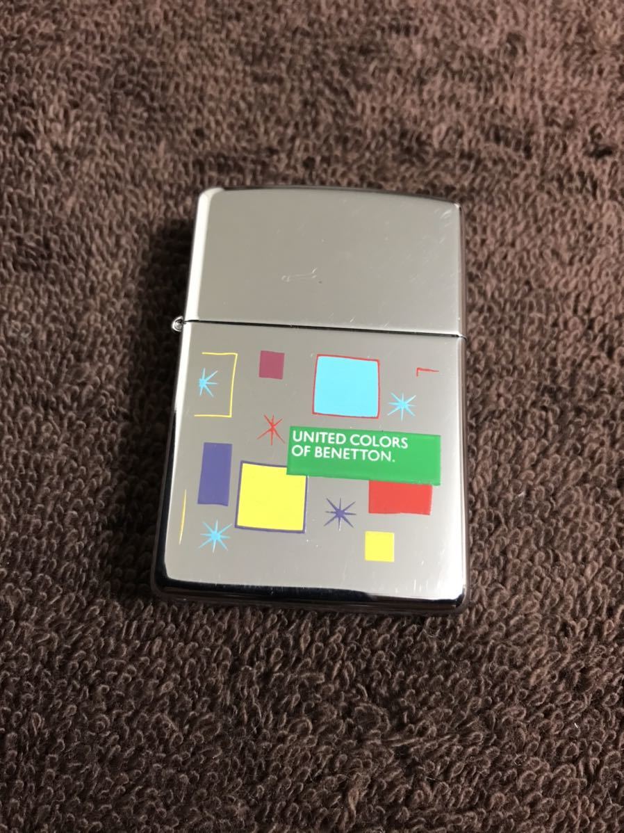 ZIPPO ジッポー オイルライター ジッポライター 1997年製　Benetton ベネトン 中古品_画像2