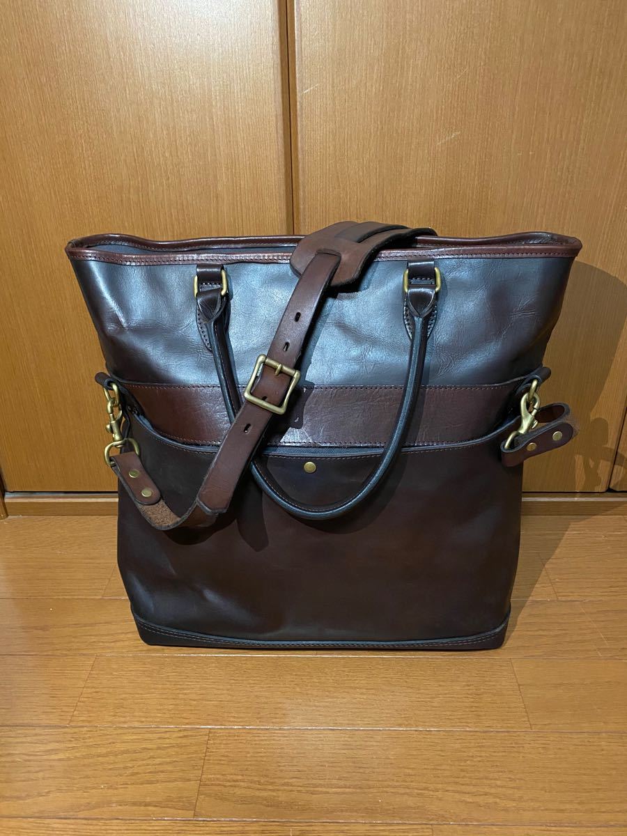 値下げしました！！　VASCO LEATHER NELSON 2WAY BAG グランメゾン東京 キムタク愛用バッグ【中古品】