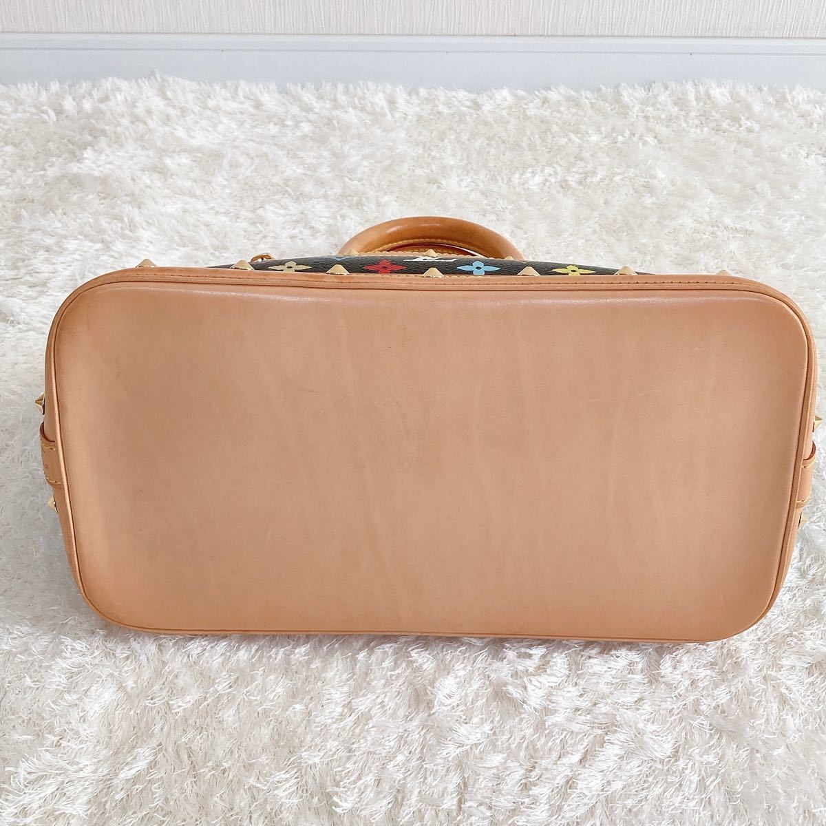 美品 ルイ ヴィトン マルチカラー アルマ ノワール モノグラム 美品 ルイ ヴィトン マルチカラー アルマ ノワール モノグラム