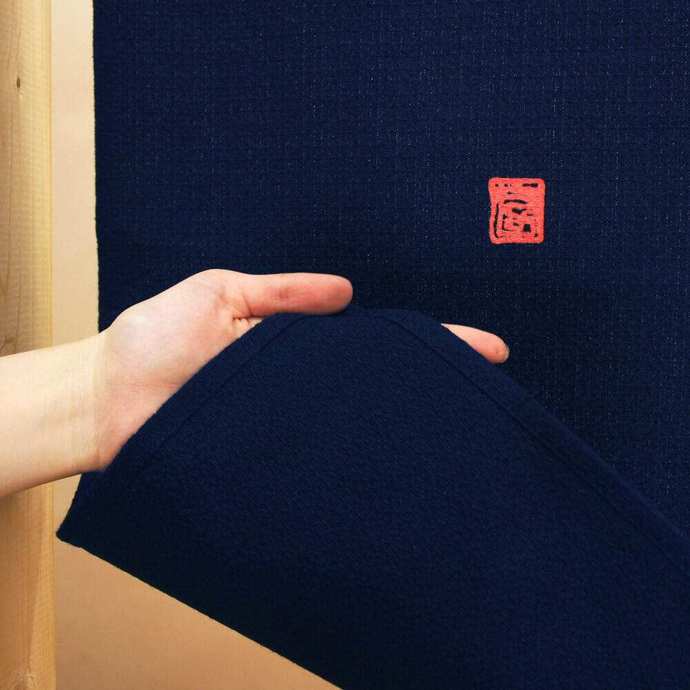 新品　 暖簾　のれん 日本製 　のれん 85X150cm「抜染 朱竹」【日本製】_画像3