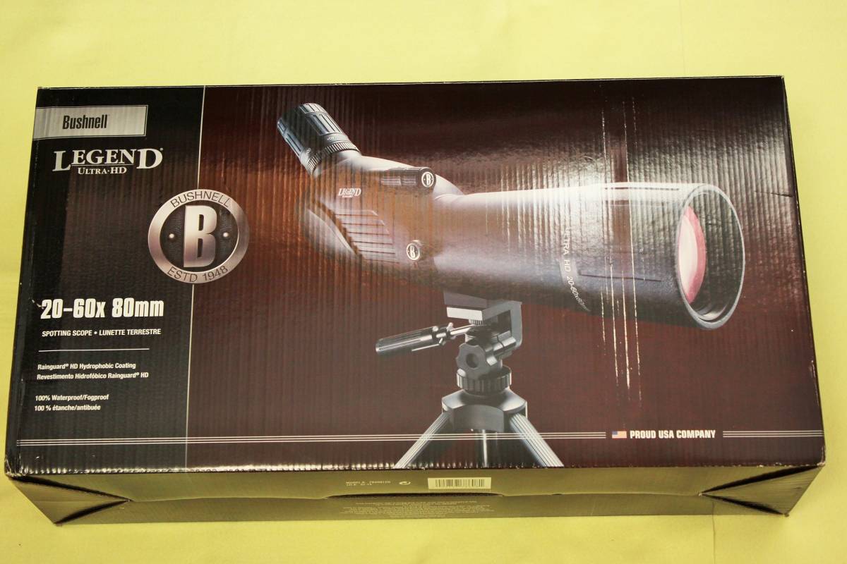 ★激レア 高級品★ ブッシュネル レジェンド ウルトラ Bushnell Legend Ultra HD 20-60x80mm_画像1