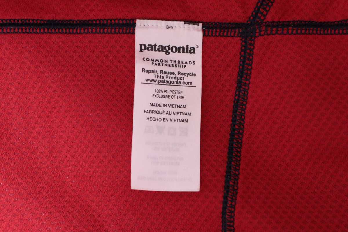 patagonia パタゴニア フリースベスト メンズ　Mサイズ　紺赤　ボアベスト_画像5