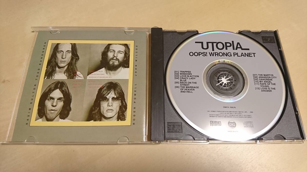 *UTOPIA ユートピア『OOPS! WRONG PLANET』輸入盤