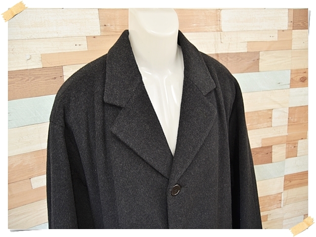 極美品】cojana カシミヤ×ウールロングコート 黒 22さ389 1GOnMP03bL
