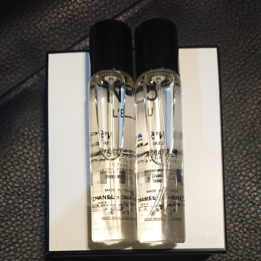 シャネル N°5 ローツィスト & スプレイ(オードゥ トワレット) 20ml×2