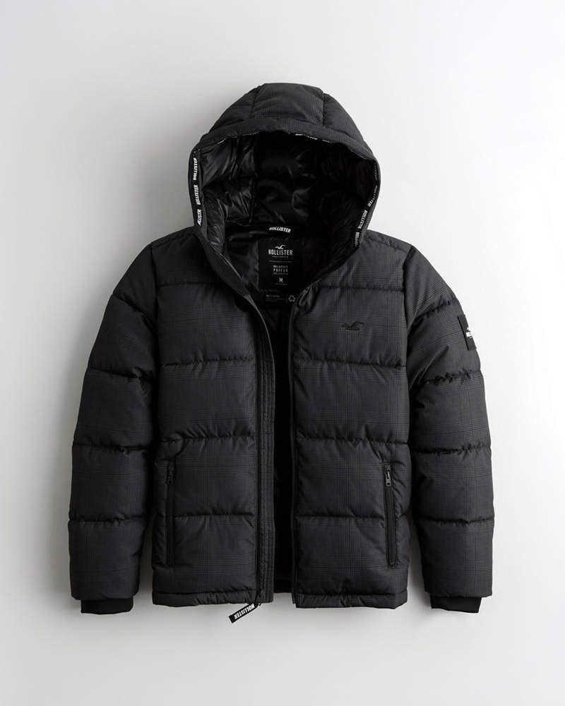 * 正規品 HOLLISTER Co. ホリスター ダウンジャケット Prad Down Jacket L / Dark Gray Prad *_画像1