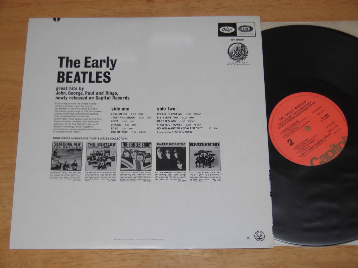 ◇◇THE BEATLES(ザ・ビートルズ)【THE EARLY BEATLES】米盤LP ...