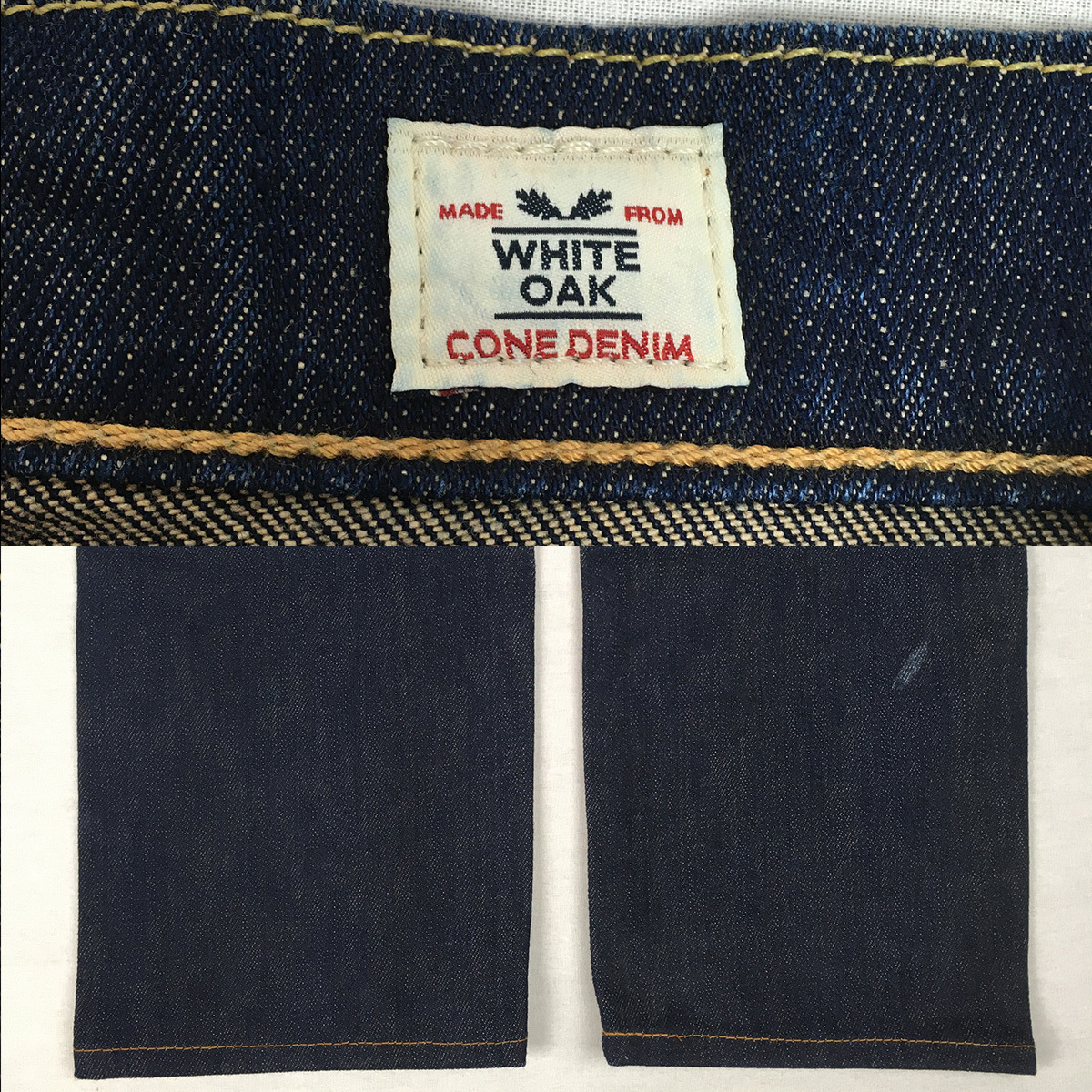 【新品】Levi's リーバイス 511 04511-2007 スリム WHITE OAK CONE DENIM ストレッチ ジーンズ ジップフライ パンツ W28 L32 革パッチ_画像6