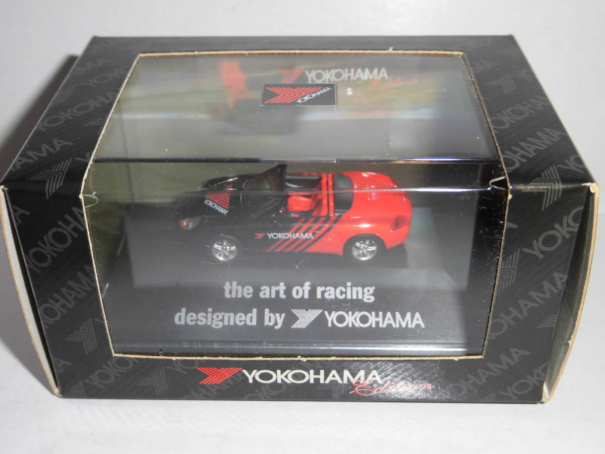 S=1/87☆YOKOHAMA特注herpa製 PORSCHE Boxster ポルシェボクスター(986/the art of racing designed by YOKOHAMA)限定希少・未使用・新品！