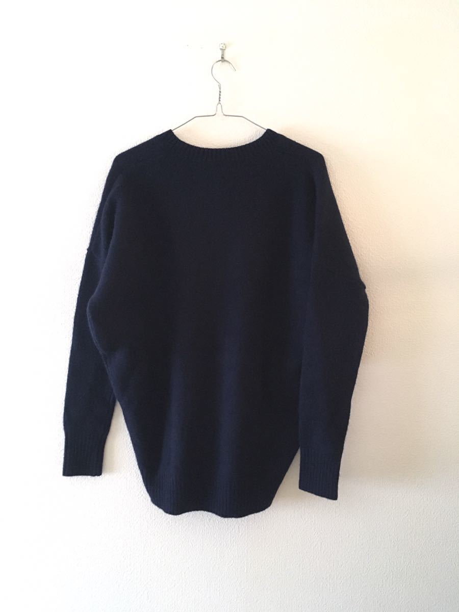  новый товар vanessabruno шерсть свитер S темно-синий Vanessa Bruno Франция обычная цена 40000 иен over не использовался с биркой 