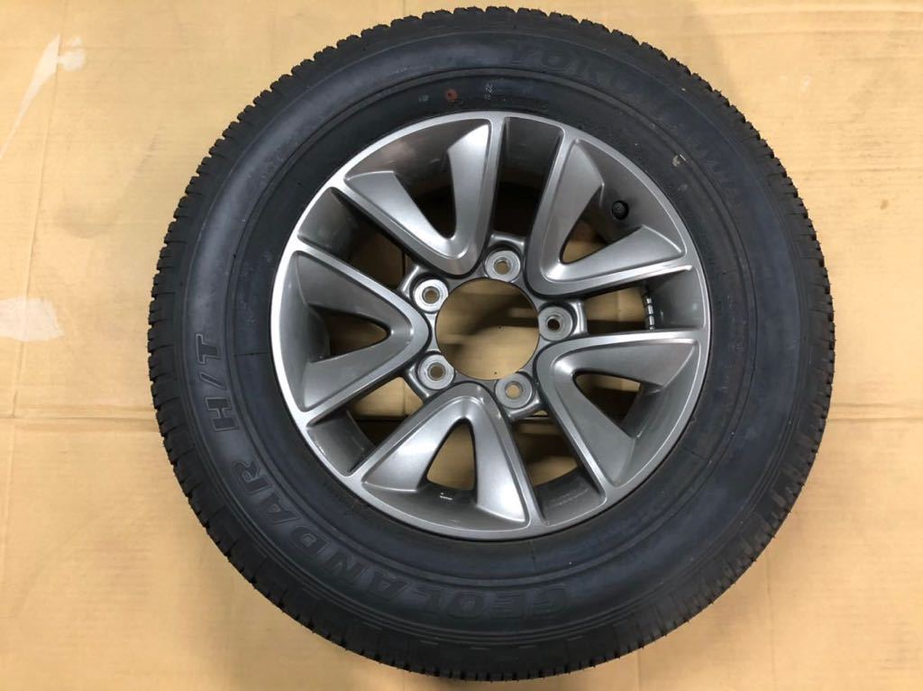 未使用品 スズキ ジムニー純正15インチスペアタイヤスチールホイール1本 納車 新車 205/70R15_画像1