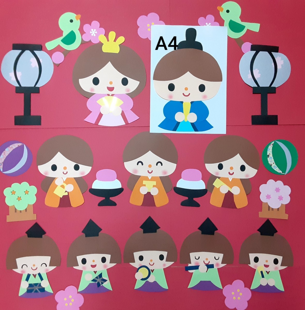 Paypayフリマ 壁面飾り 保育園 幼稚園 ひなまつり