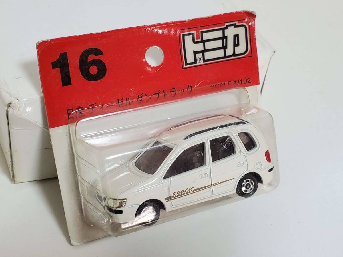 トミカ NO.16 カローラスパシオ エラー版 日産ディーゼルダンプトラック レア品