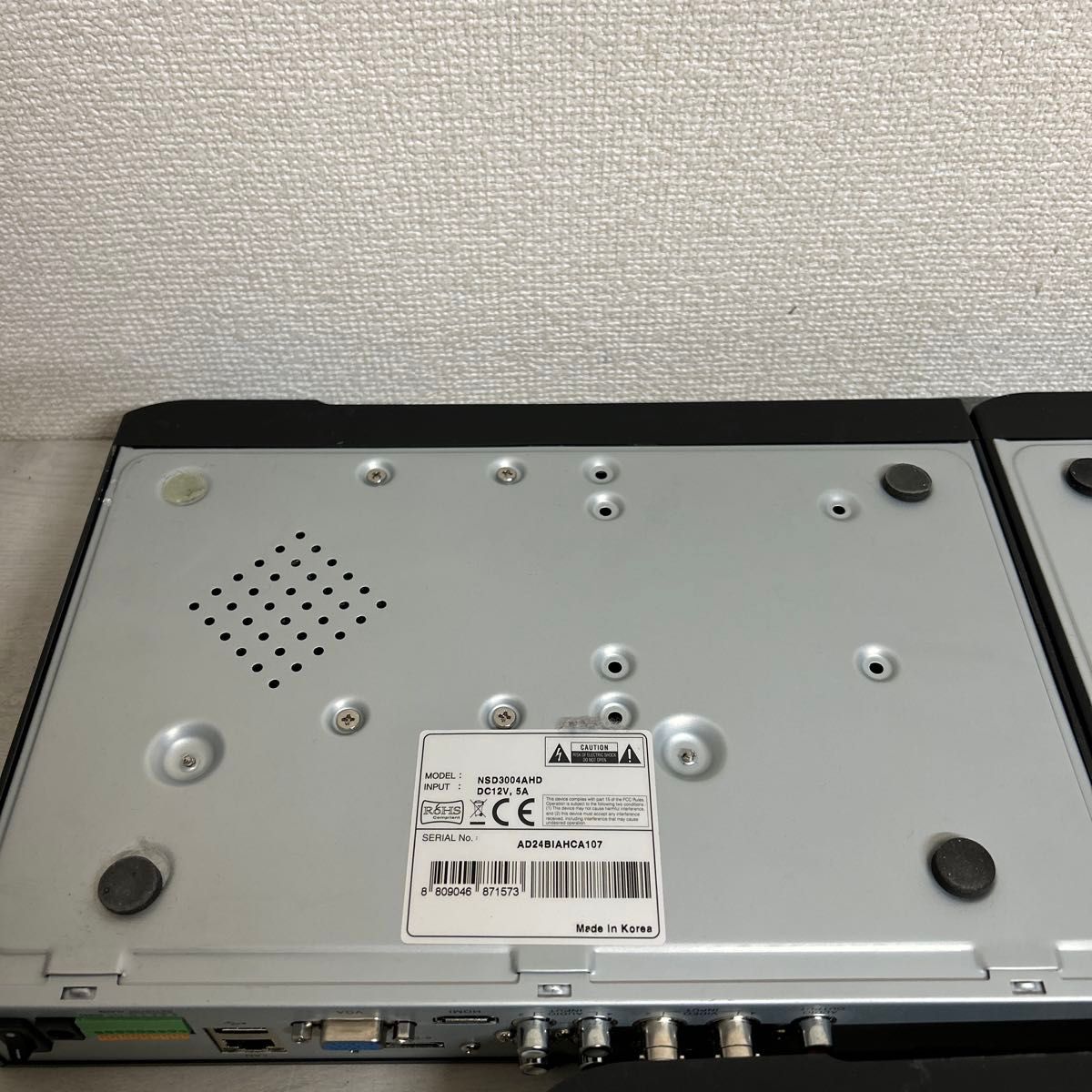 NSS NSD3004AHD レコーダー 2TB 3台セット 防犯カメラレコーダー 