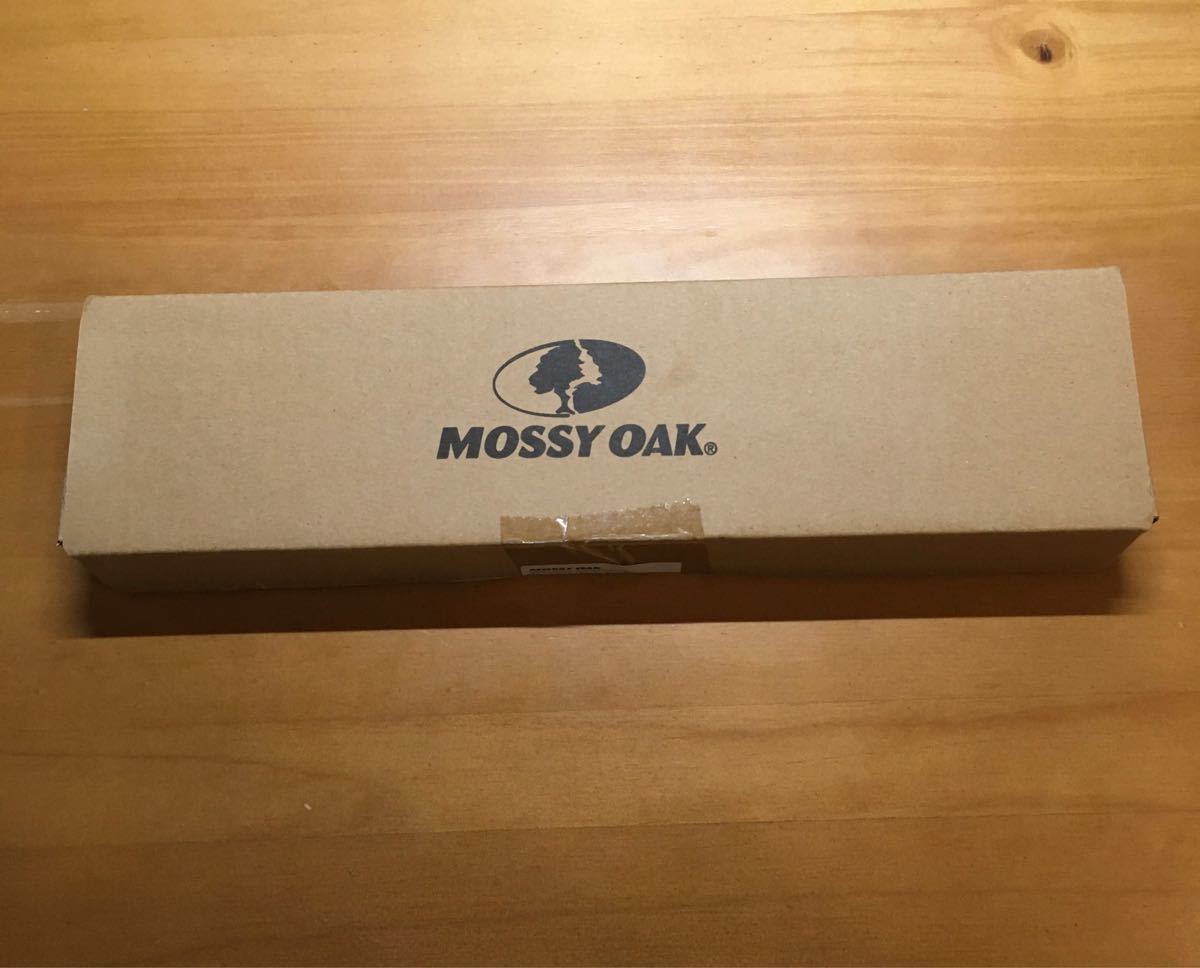 MOSSY OAK シースナイフ フルタング 天然ウッドハンドル 全長275ミリ