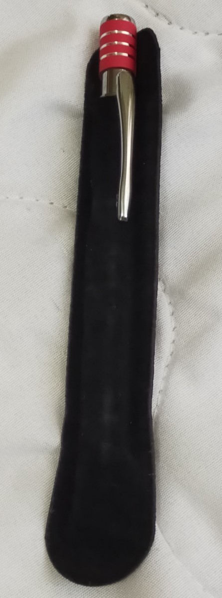 新品 ボールペン 5本組 企業サンプル品 2 レザー風ケース付き
