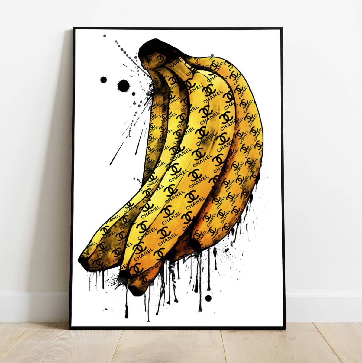 ヤフオク オシャレ バナナの ポップアート ポスター モダ