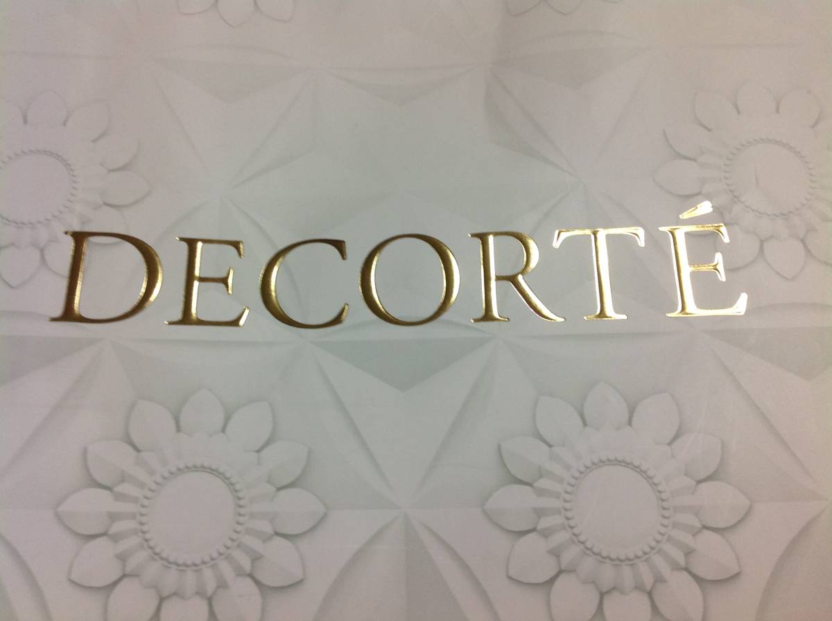 【ショッパー】 DECORTE/ デコルテの紙袋 新中古_画像7