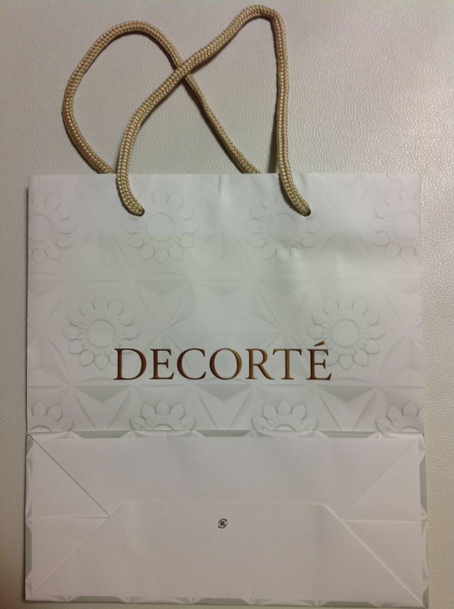 【ショッパー】 DECORTE/ デコルテの紙袋 新中古_画像2