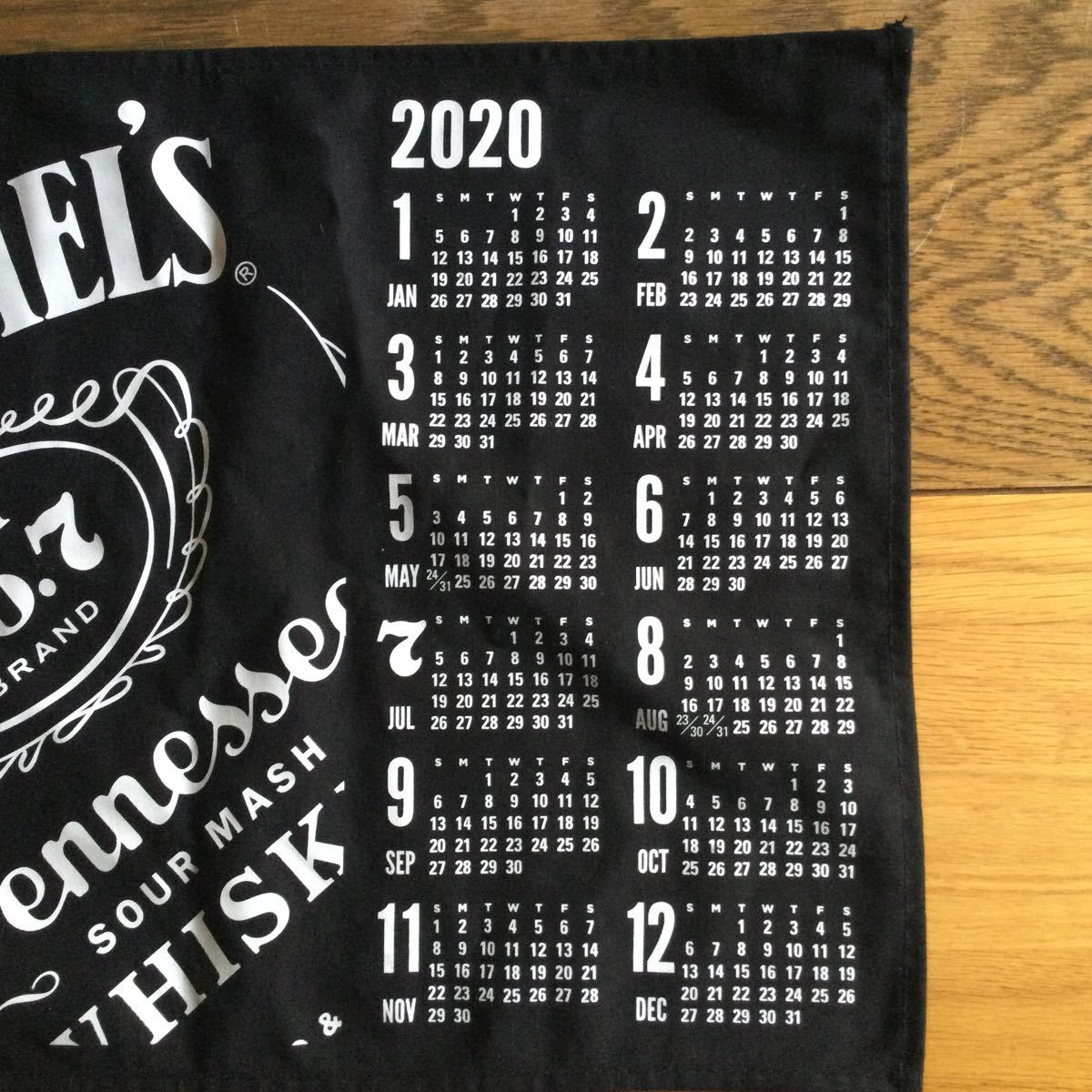 ジャックダニエル タペストリー カレンダー 2020 Jack Daniels