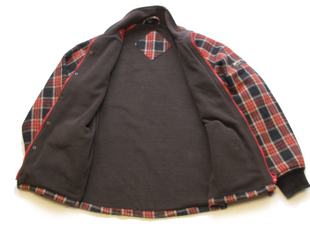 *KAVU Cub - мужской флис жакет полный Zip выше tartan проверка уличный одежда шерсть .