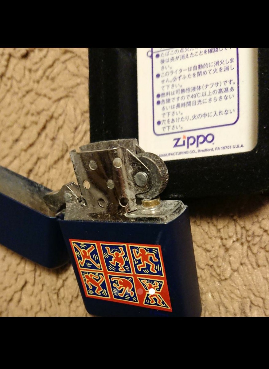 ZIPPO キースへリング 20年程前？ オイルライター