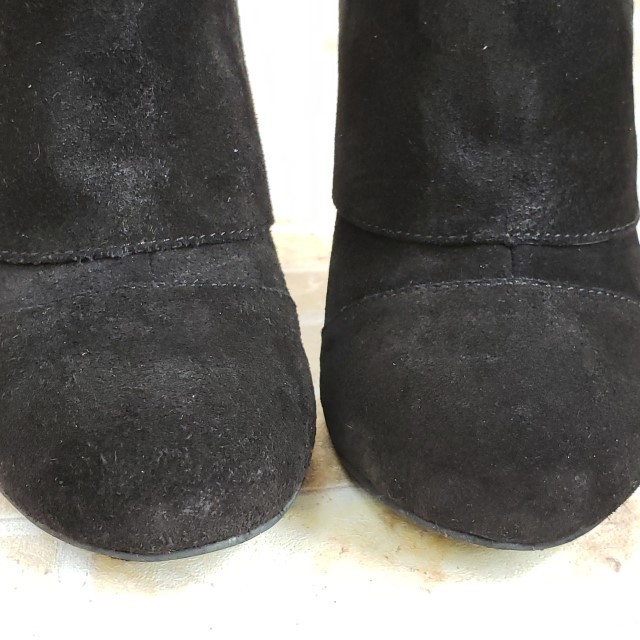  Brigitte Birkin suede leather bootie 24 ribbon black Bridget Birkin