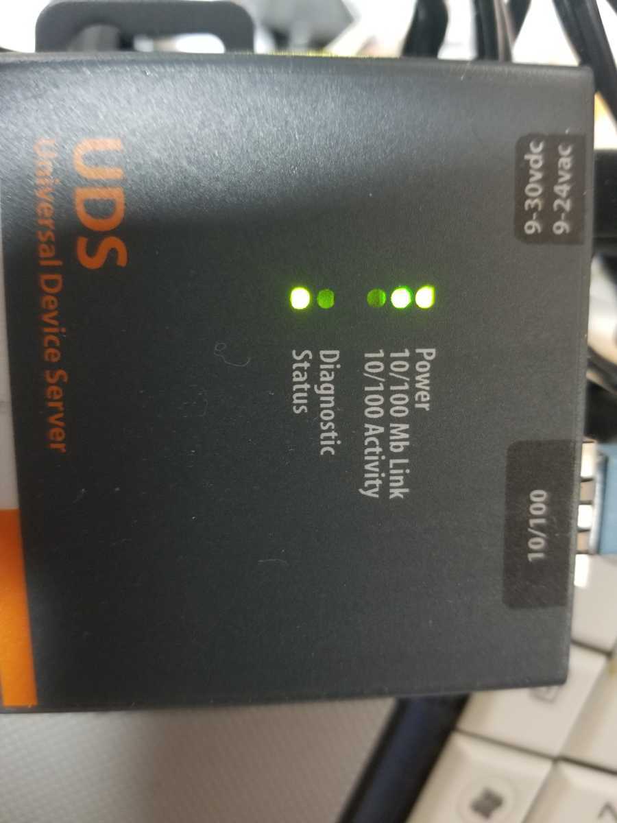 Lantronix シリアル-イーサネット変換器 UDS1100 未確認ジャンク周辺機器