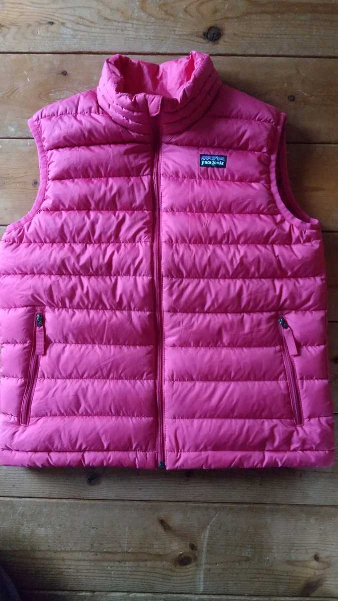 優れた品質 パタゴニア ダウンベスト(L)patagonia/キッズ/150？160