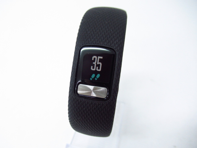 新着商品 GARMIN ▽AC19085 防水 歩数 活動量計 アクティブトラッカー 激安公式通販サイト 美品 スマートウォッチ 防水 アクティブトラッカー 4 ViVOFIT ガーミン トレーニング用品